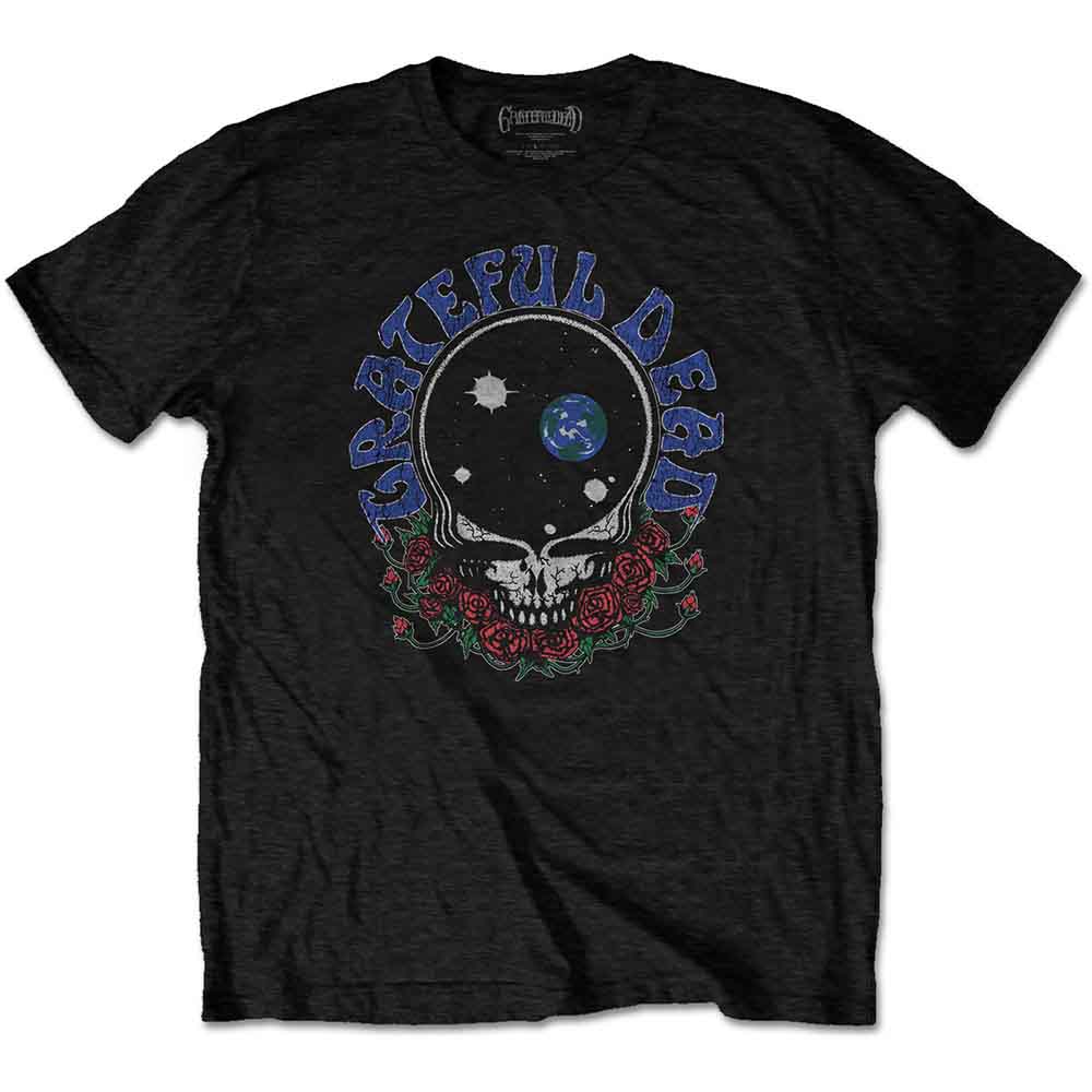 Grateful Dead Space Your Face & Logo Black