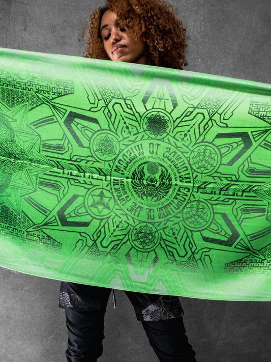 WOUNDS TO WISDOM ✦  UV Gradient Festival Shawl