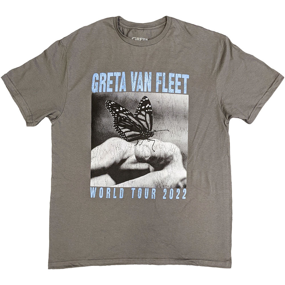 Greta Van Fleet World Tour Butterfly Grey