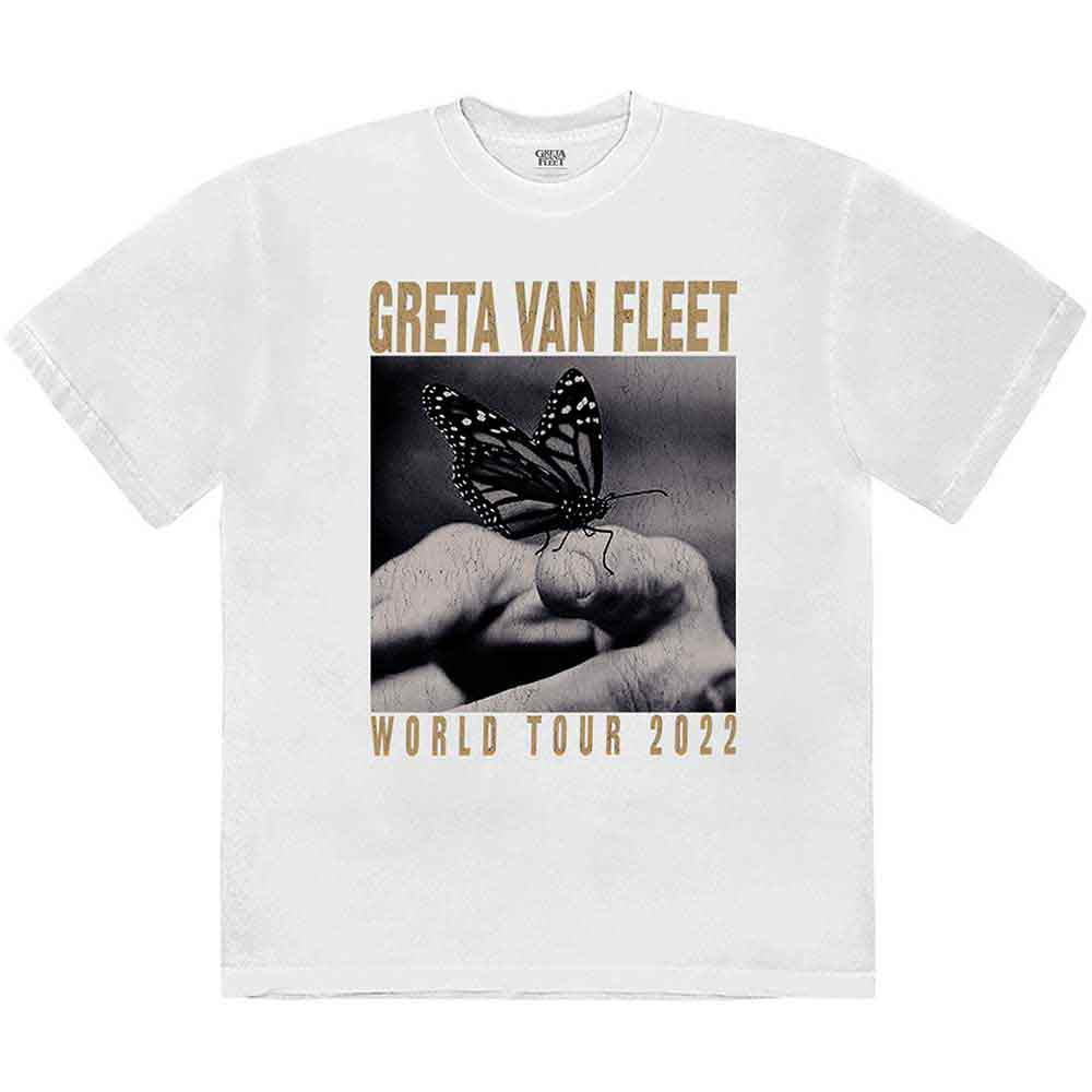 Greta Van Fleet World Tour Butterfly White