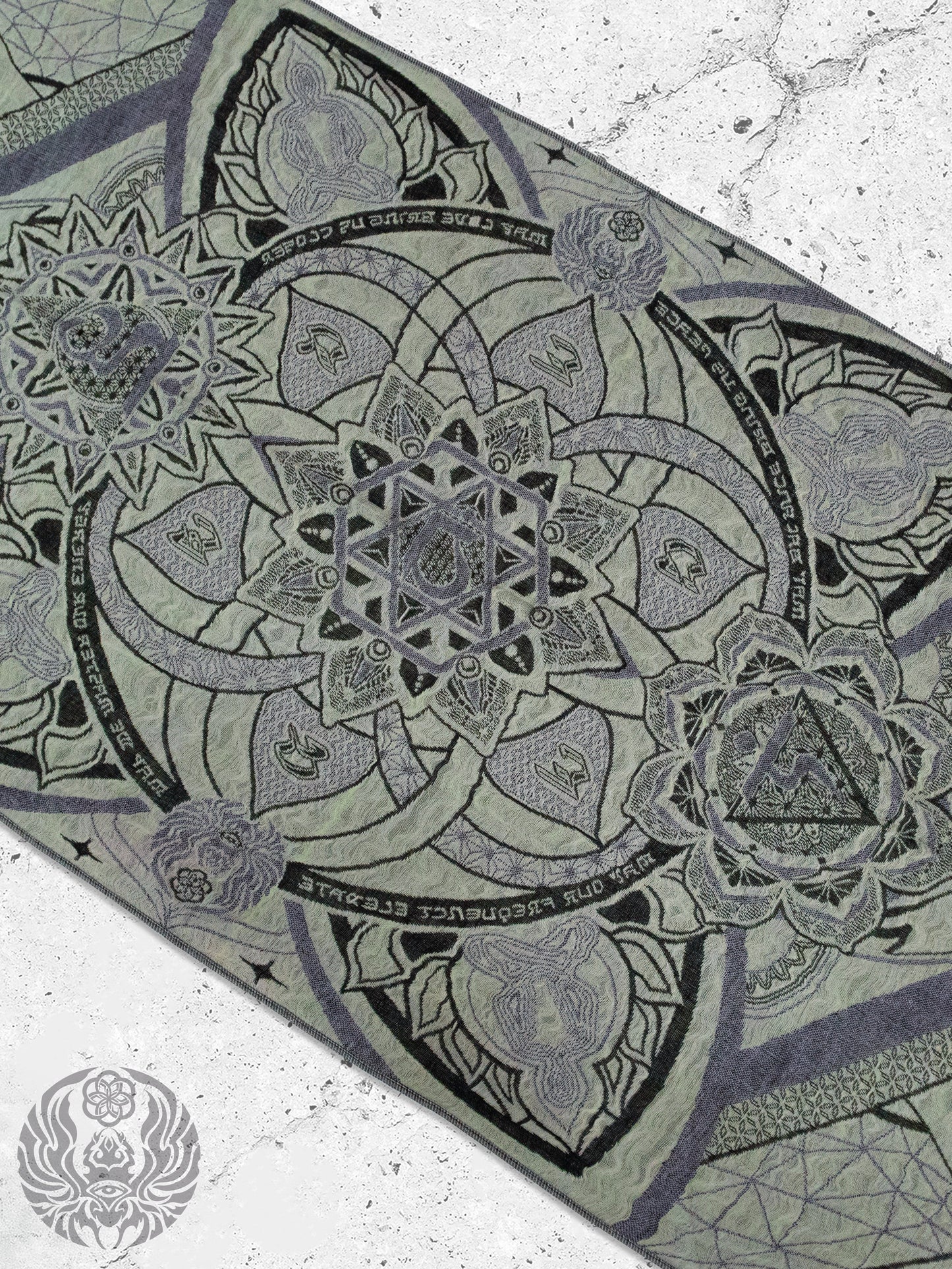 HARMONY HEALS • GREEN MINT Festival Shawl