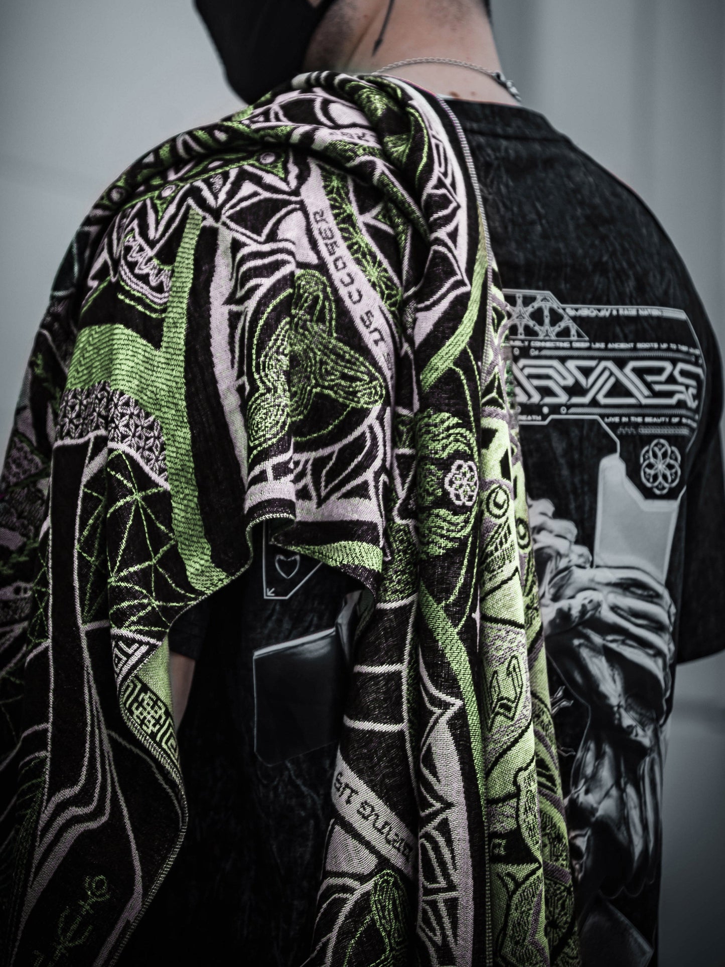 HARMONY HEALS • GREEN MINT Festival Shawl