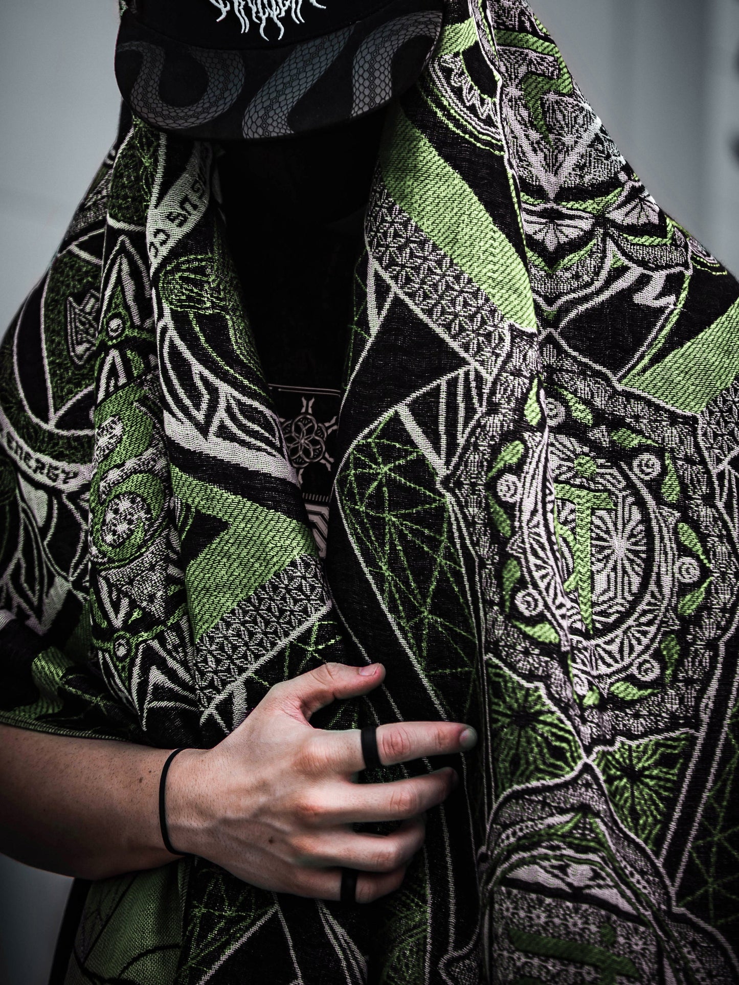 HARMONY HEALS • GREEN MINT Festival Shawl