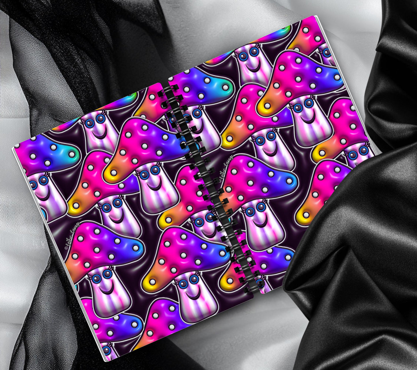 Happy Mushrooms Reusable Sticker Book, Perfect Gift to Personalize,  Kids and Adult Friendly Sticker Organizer