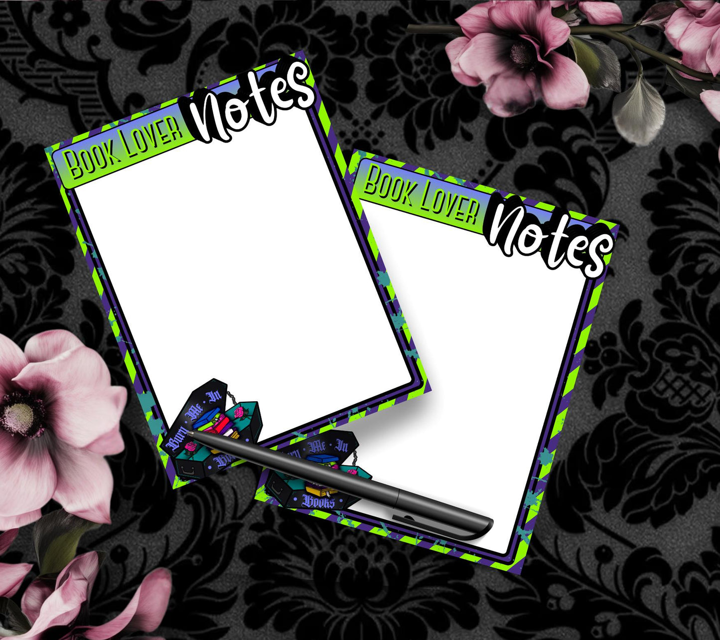 Dark Academia Book Lover Notepad: Gothic Reader To-Do List