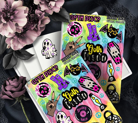 Alt Girl Goth Disco Sticker Sheet – Funky, Freaky & Fabulous