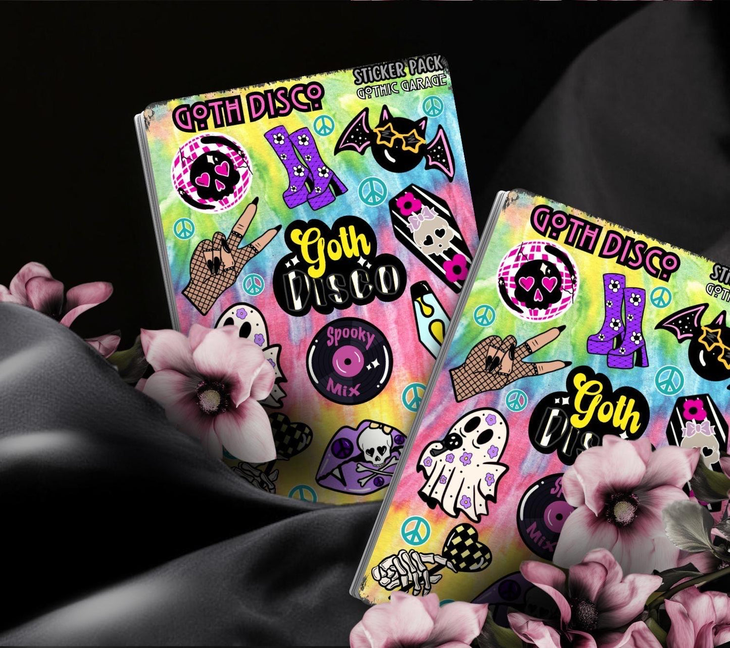Alt Girl Goth Disco Sticker Sheet – Funky, Freaky & Fabulous