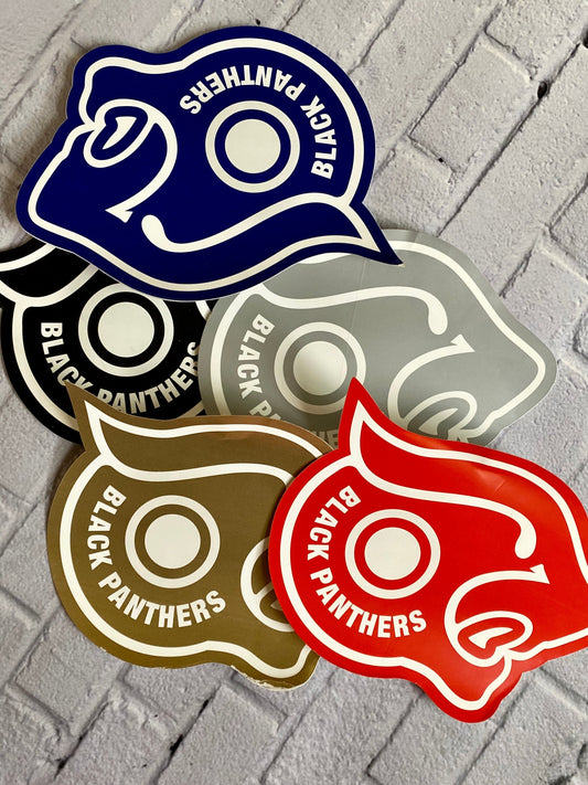 Black Panthers VINTAGE Sticker 6”