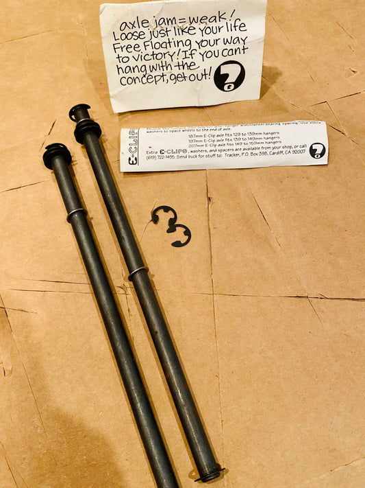 Tracker VINTAGE E-Clip Axels