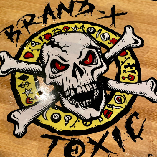 Brand-X Molder Sticker 12” CLEAR-BACK