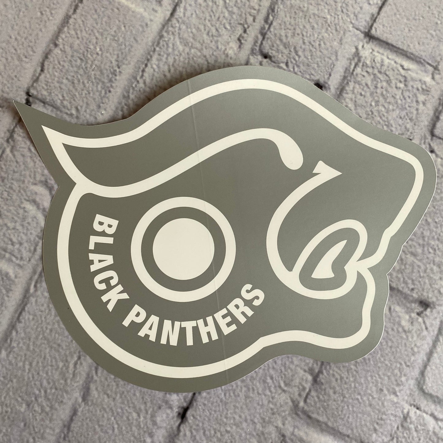 Black Panthers VINTAGE Sticker 6”