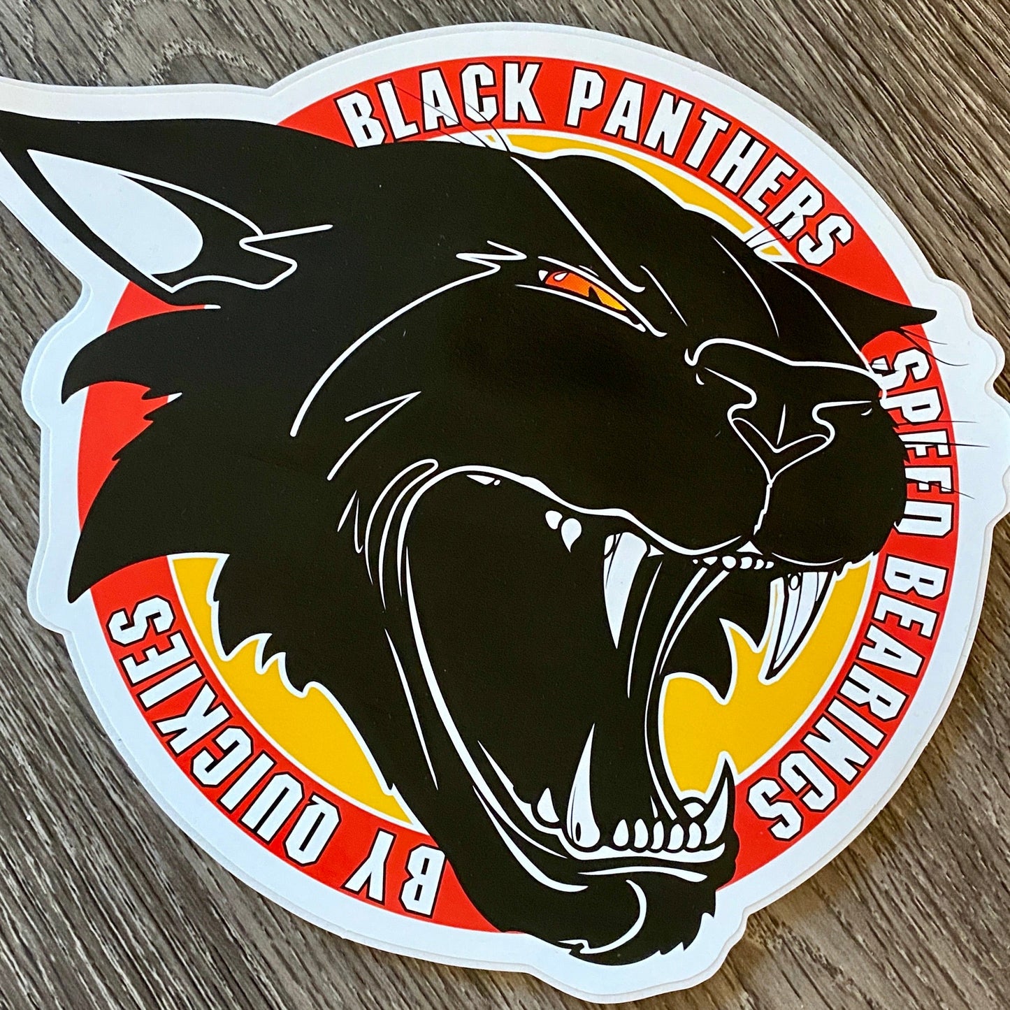 Black Panthers VINTAGE Sticker 2” or 9”