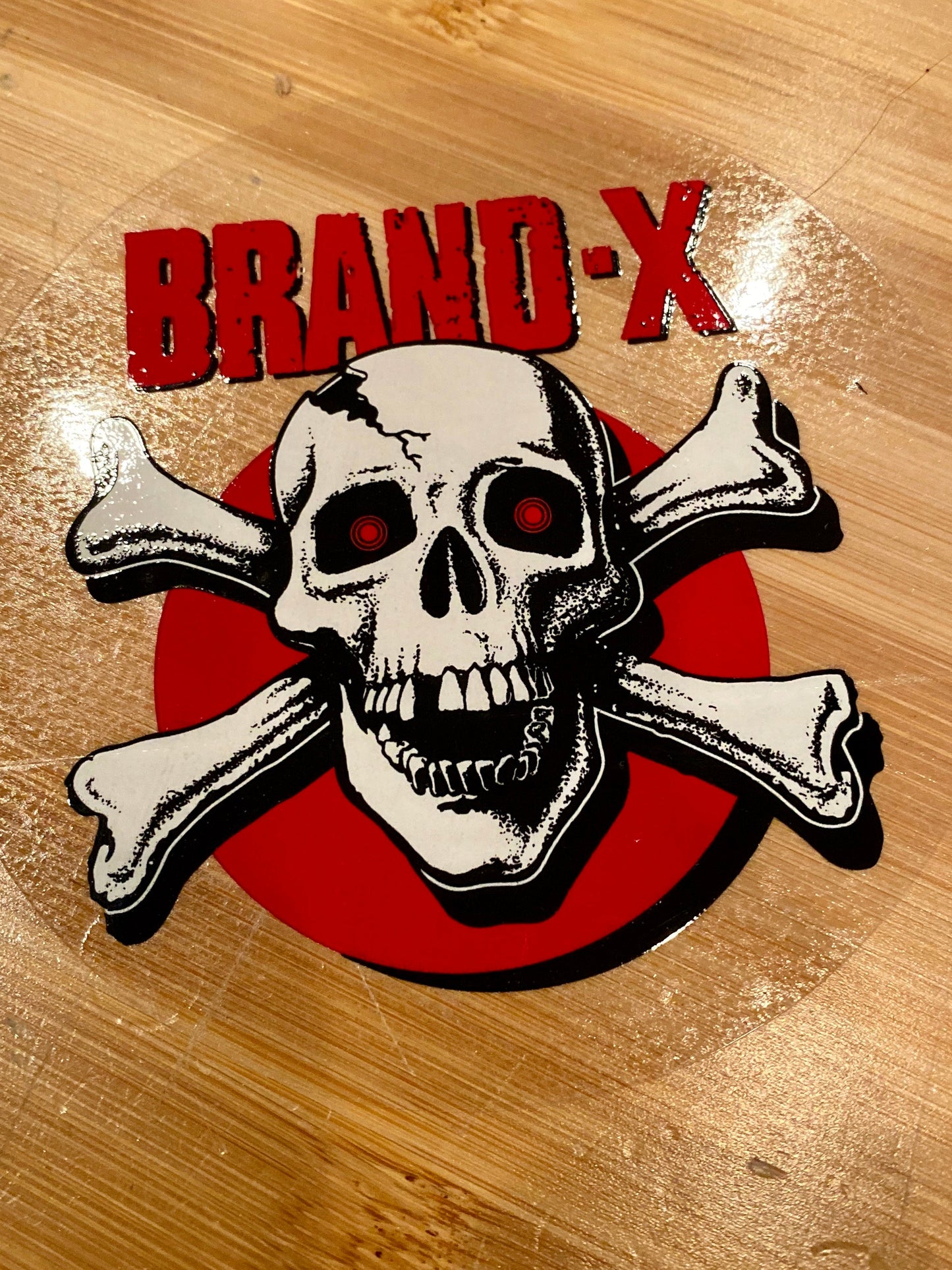 Knucklehead Sticker 4” CLEAR-BACK