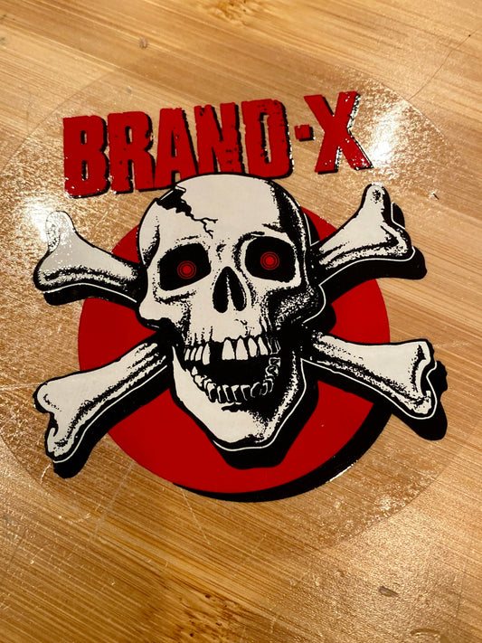 Knucklehead Sticker 4” CLEAR-BACK