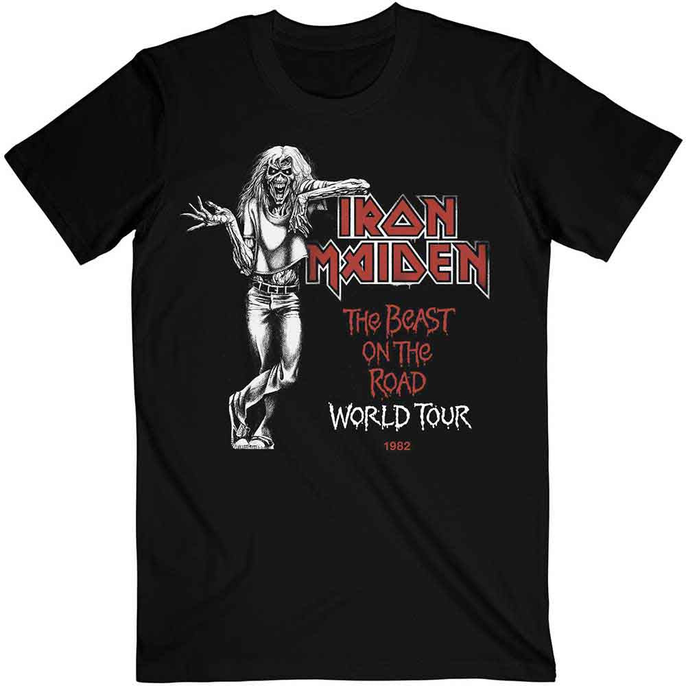Iron Maiden Beast Over Hammersmith World Tour '82 Black