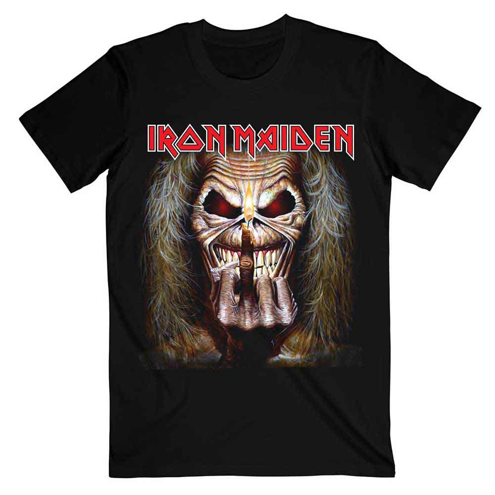 Iron Maiden Eddie Candle Finger Black