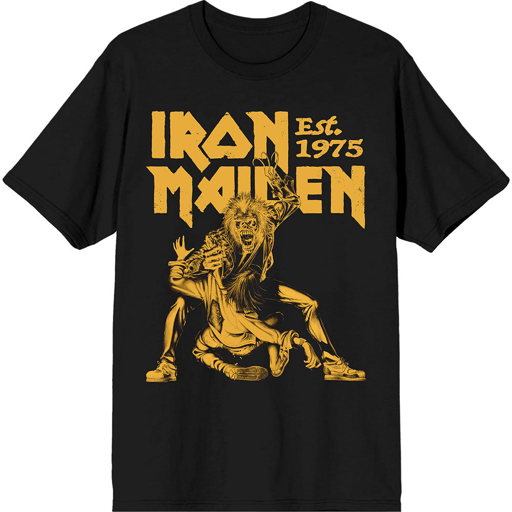 Iron Maiden Est. 1975 Claw Yellow Graphic Black