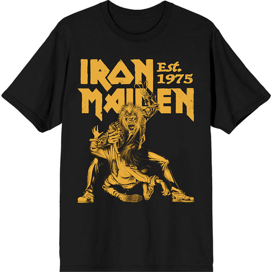 Iron Maiden Est. 1975 Claw Yellow Graphic Black