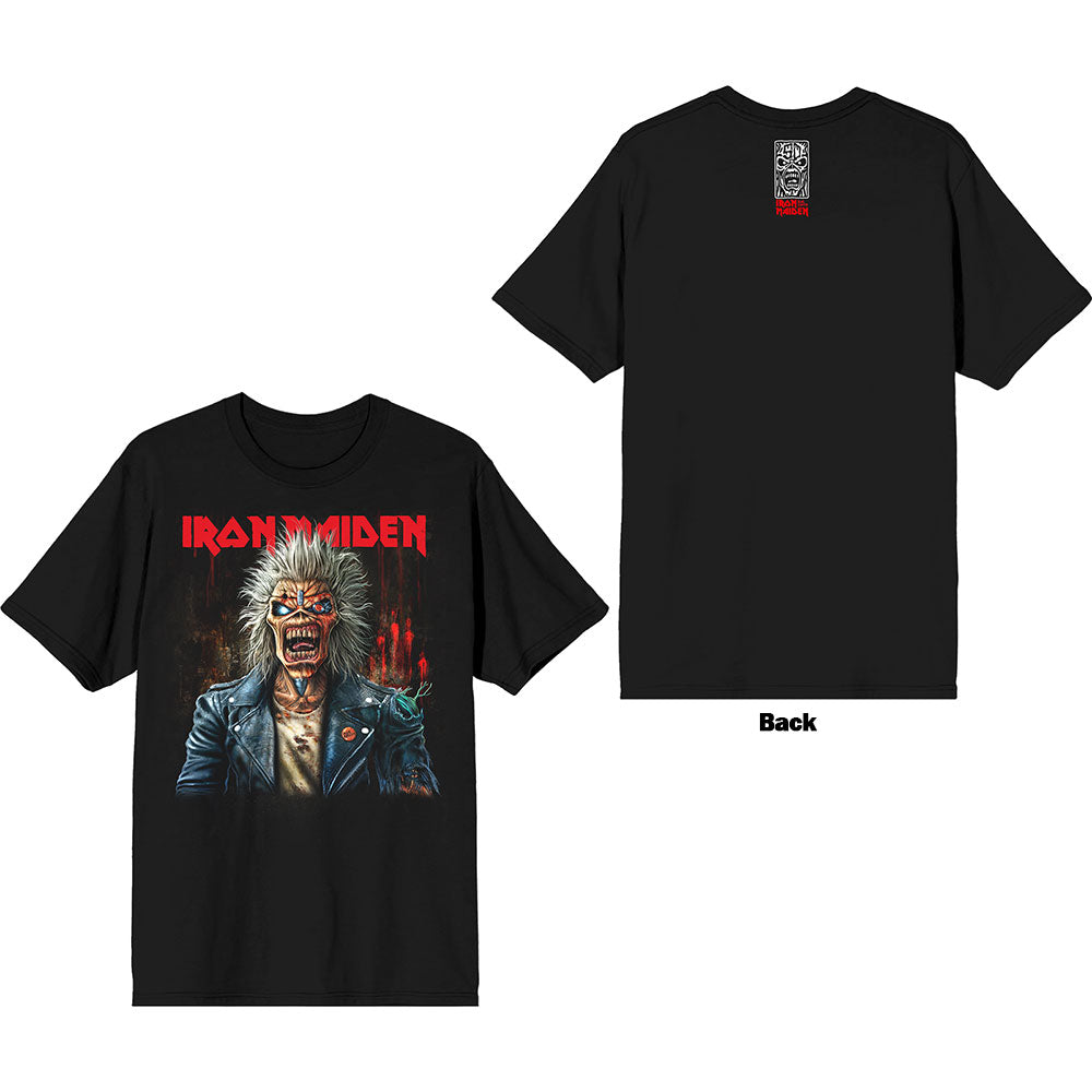 Iron Maiden Est. 1975 Eddie Scream Portrait Black