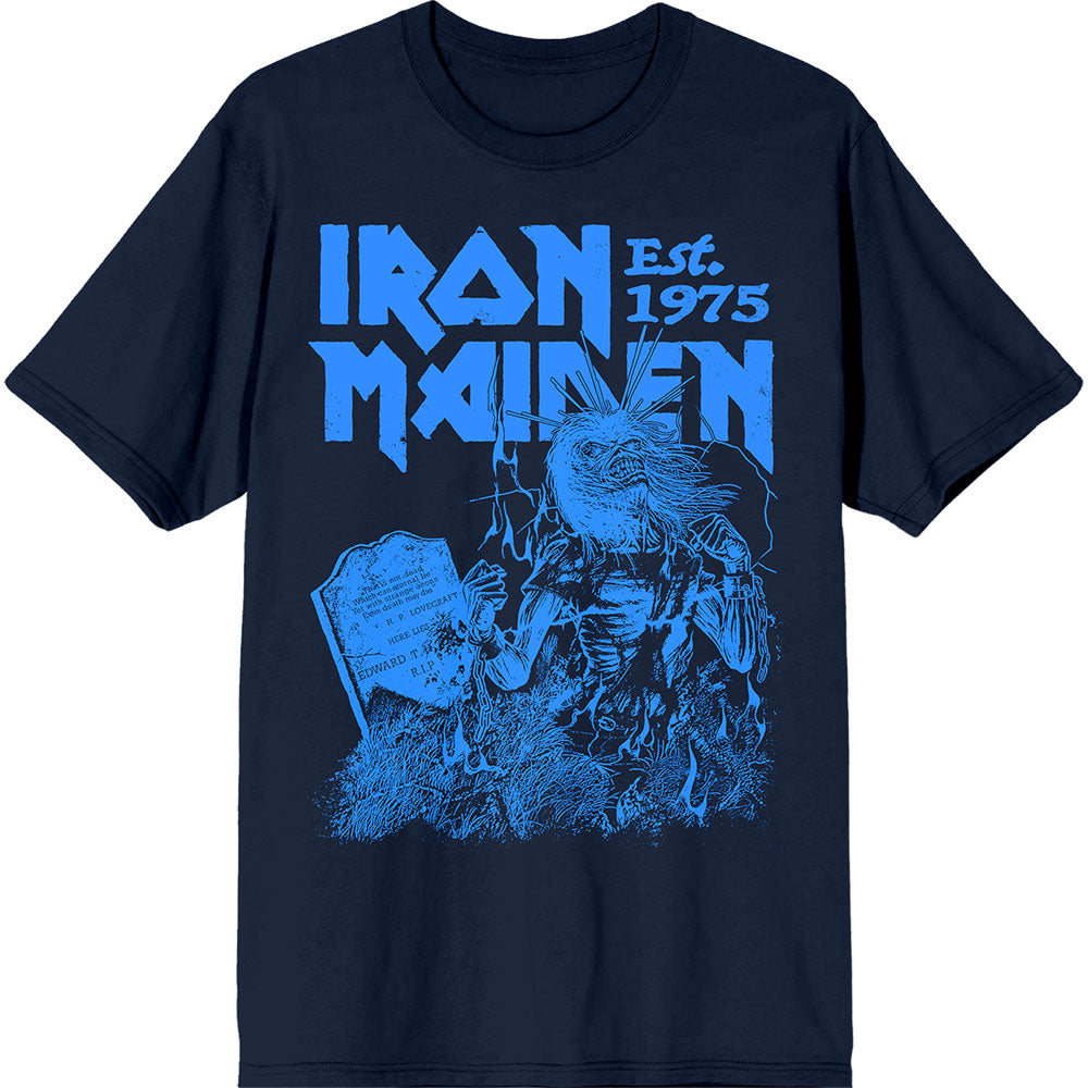 Iron Maiden Est. 1975 Life After Death Stamp Blue