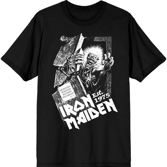 Iron Maiden Est. 1975 No Prayer Grave Black
