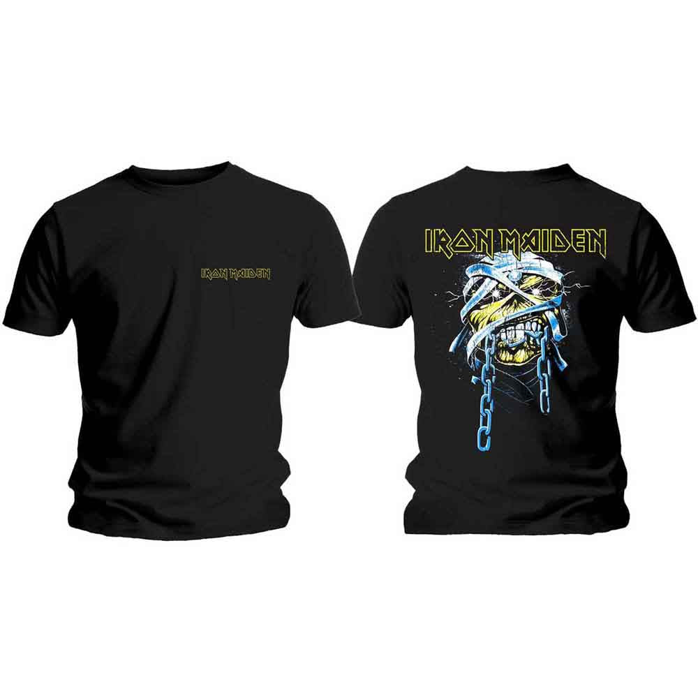 Iron Maiden Powerslave Head & Logo Black