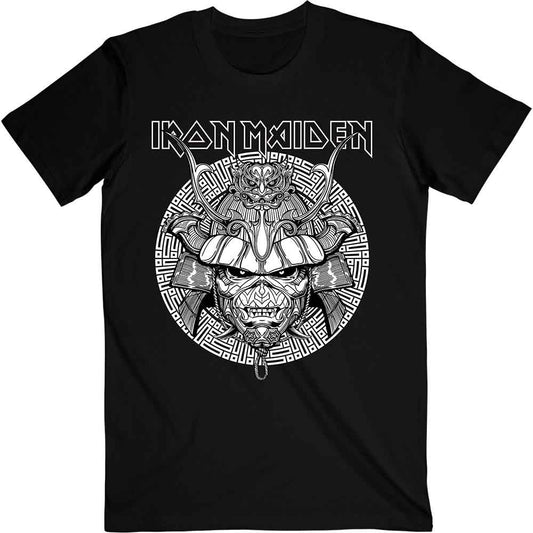 Iron Maiden Senjutsu Samurai Graphic White Black