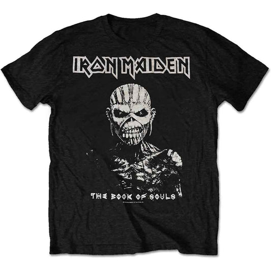 Iron Maiden The Book of Souls White Contrast Black