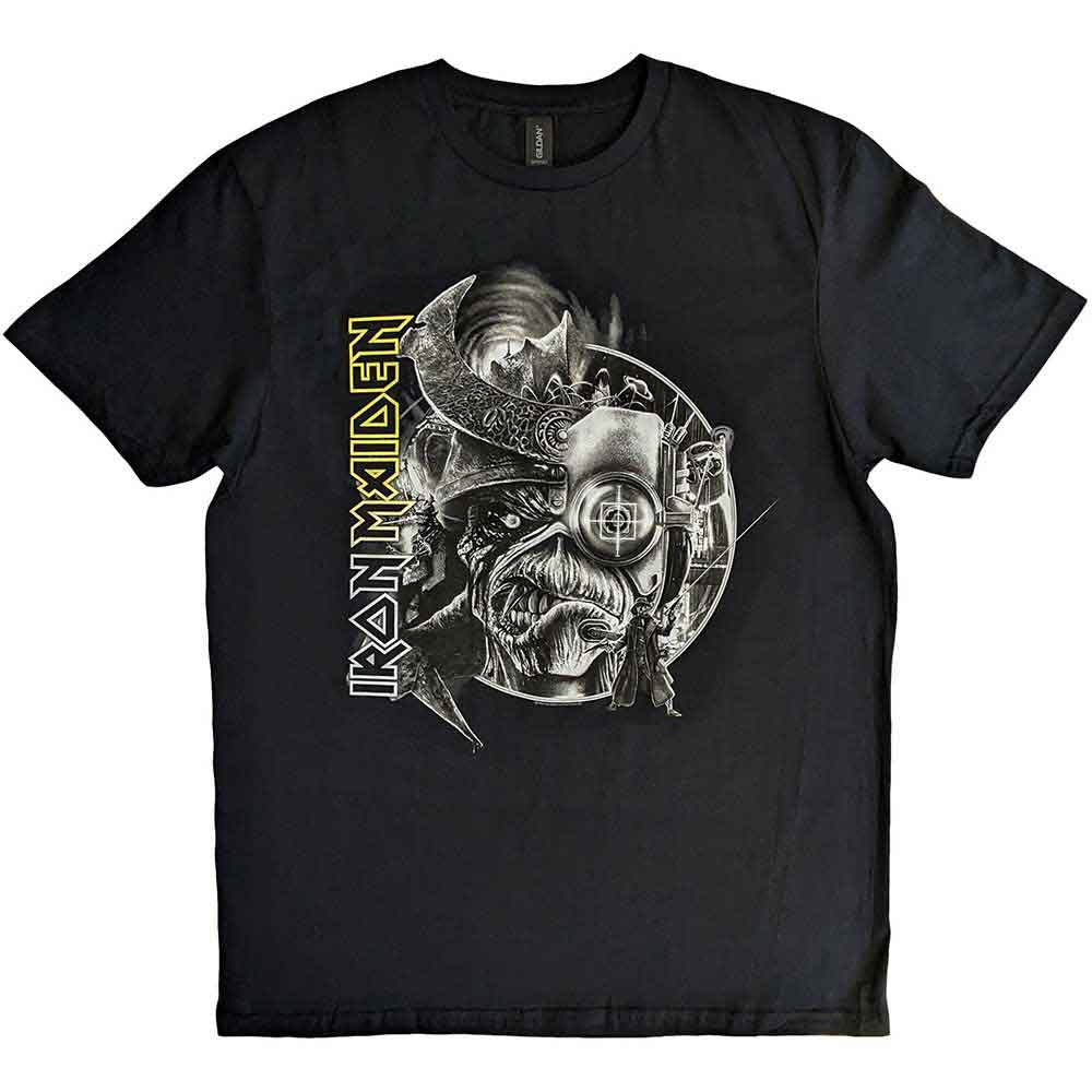 Iron Maiden The Future Past Tour '23 Greyscale Black