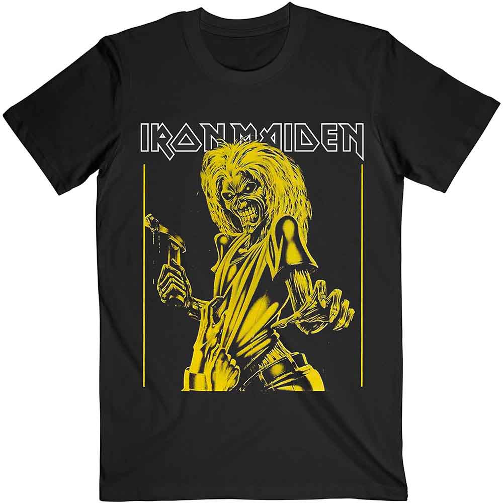 Iron Maiden Yellow Flyer Black