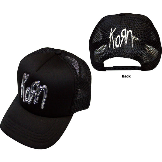 Korn Sonic Silver Logo Black
