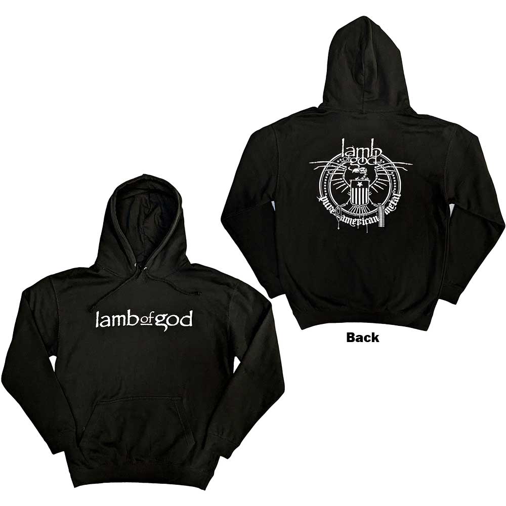 Lamb Of God Skeleton Eagle Black