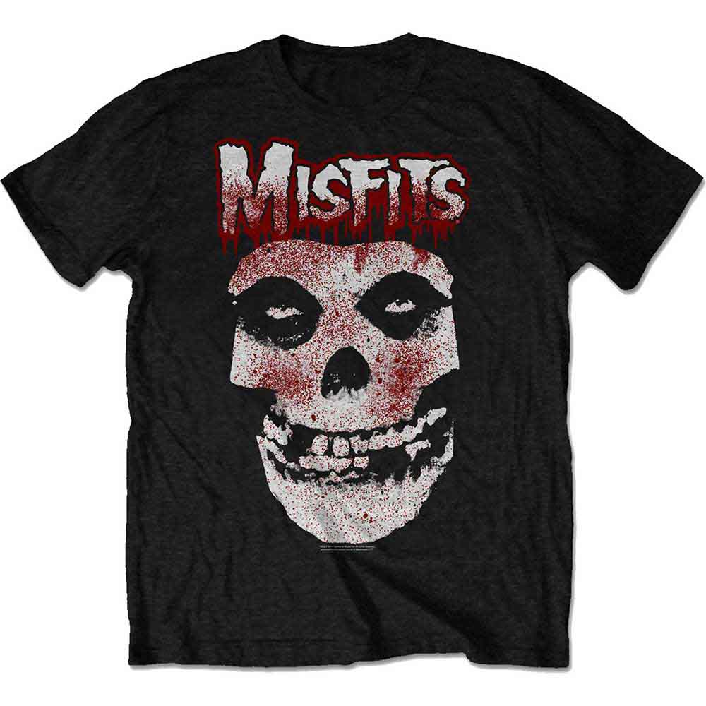 Misfits Blood Drip Skull Black
