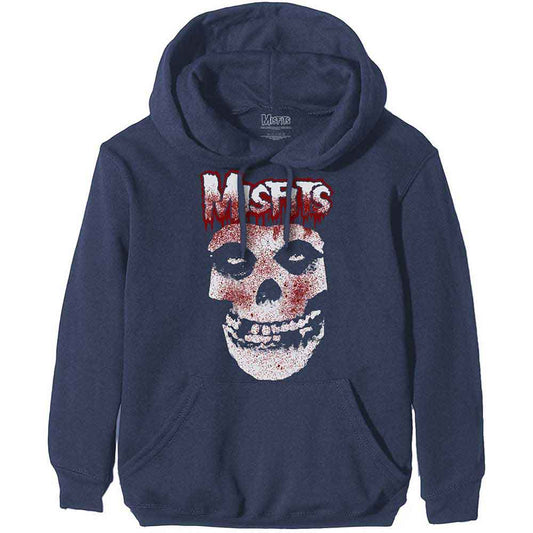 Misfits Blood Drip Skull Blue