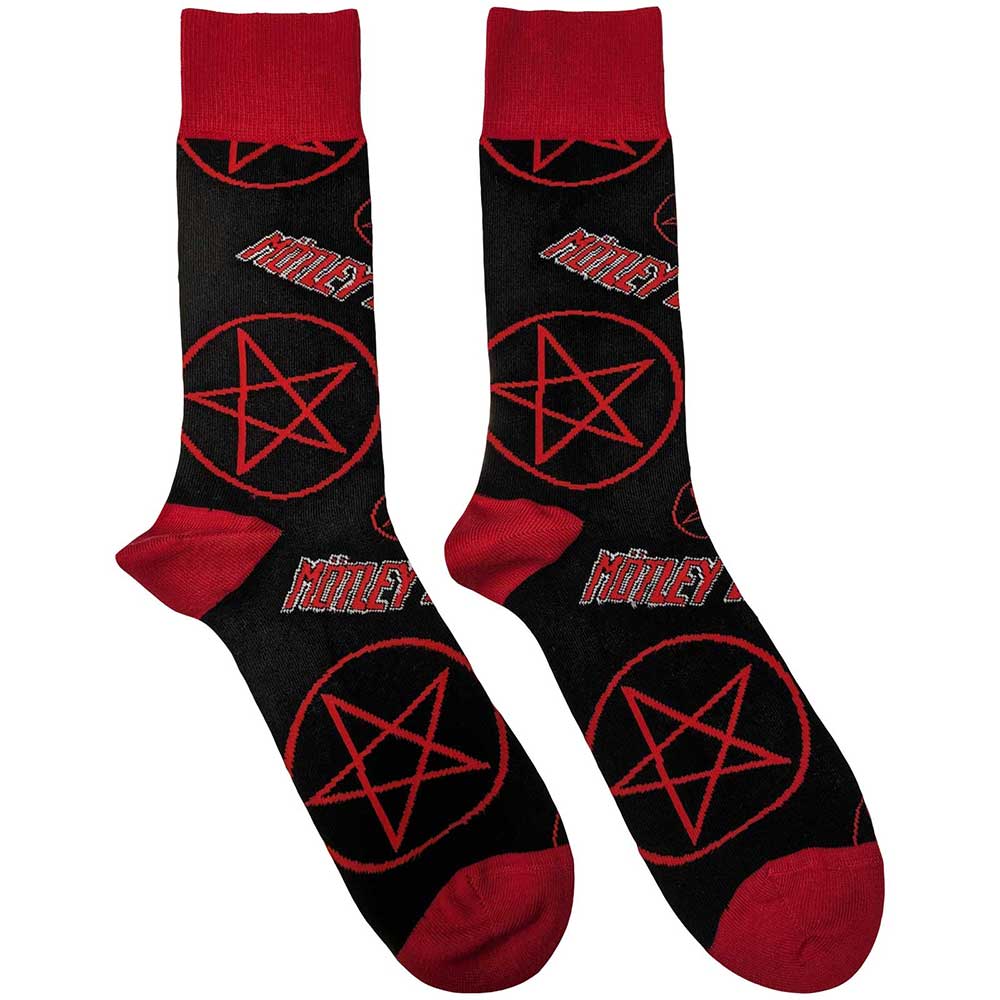 Motley Crue Logos & Pentagrams Black