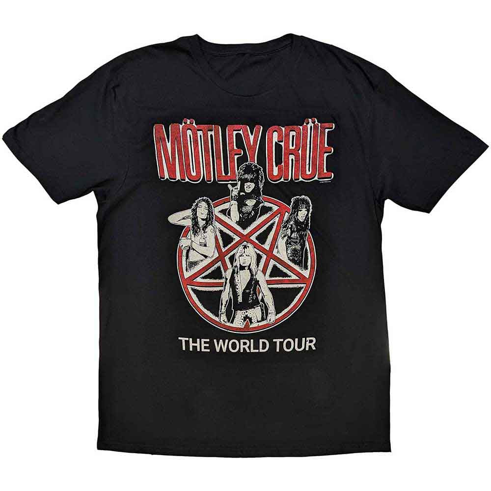 Motley Crue Vintage World Tour Black