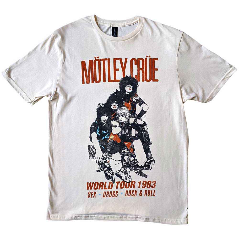 Motley Crue World Tour Vintage White