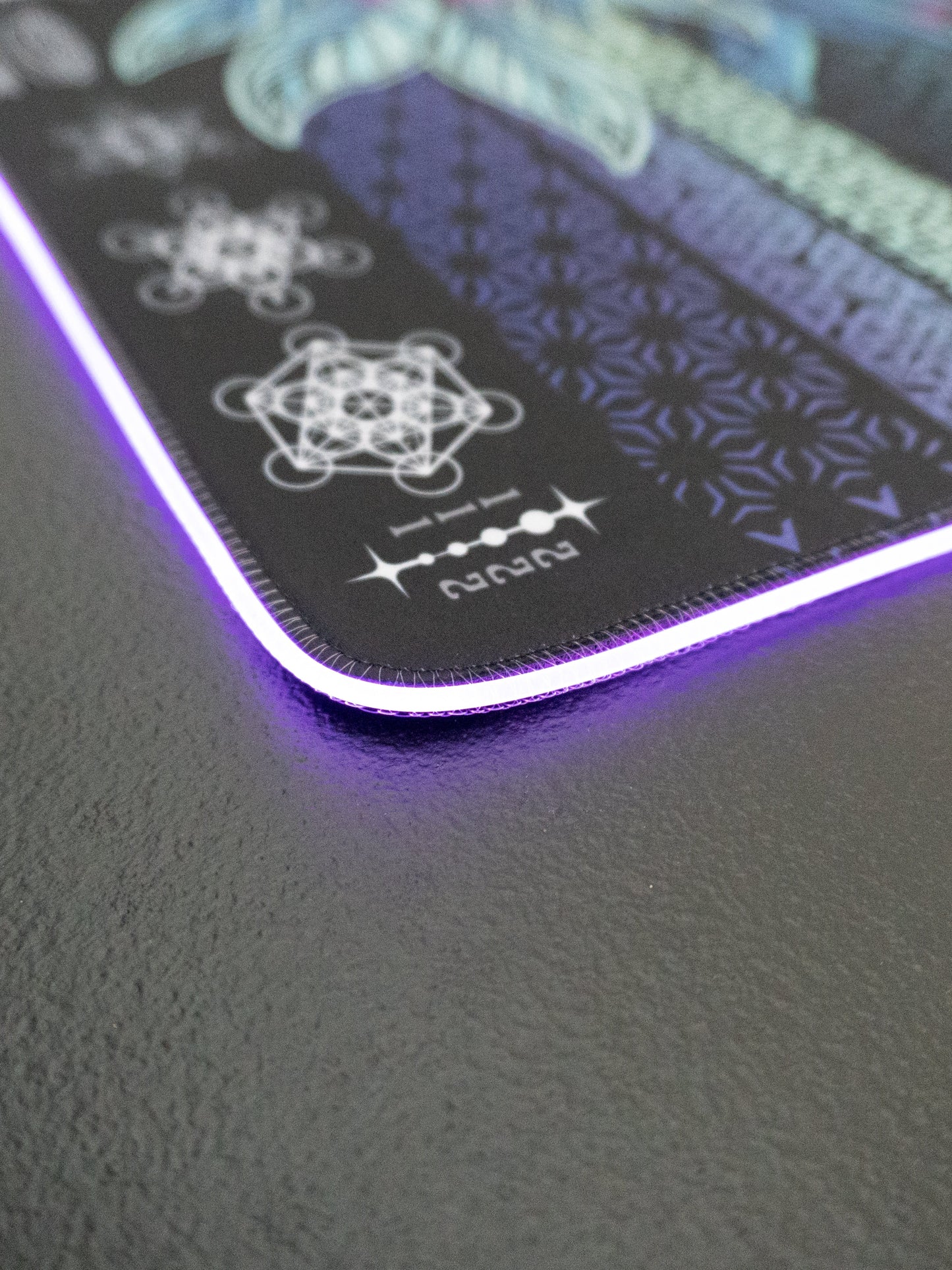WOUNDS TO WISDOM V2 ✦ ETHEREAL HUES ✦ XXL RGB Gaming Mouse Pad