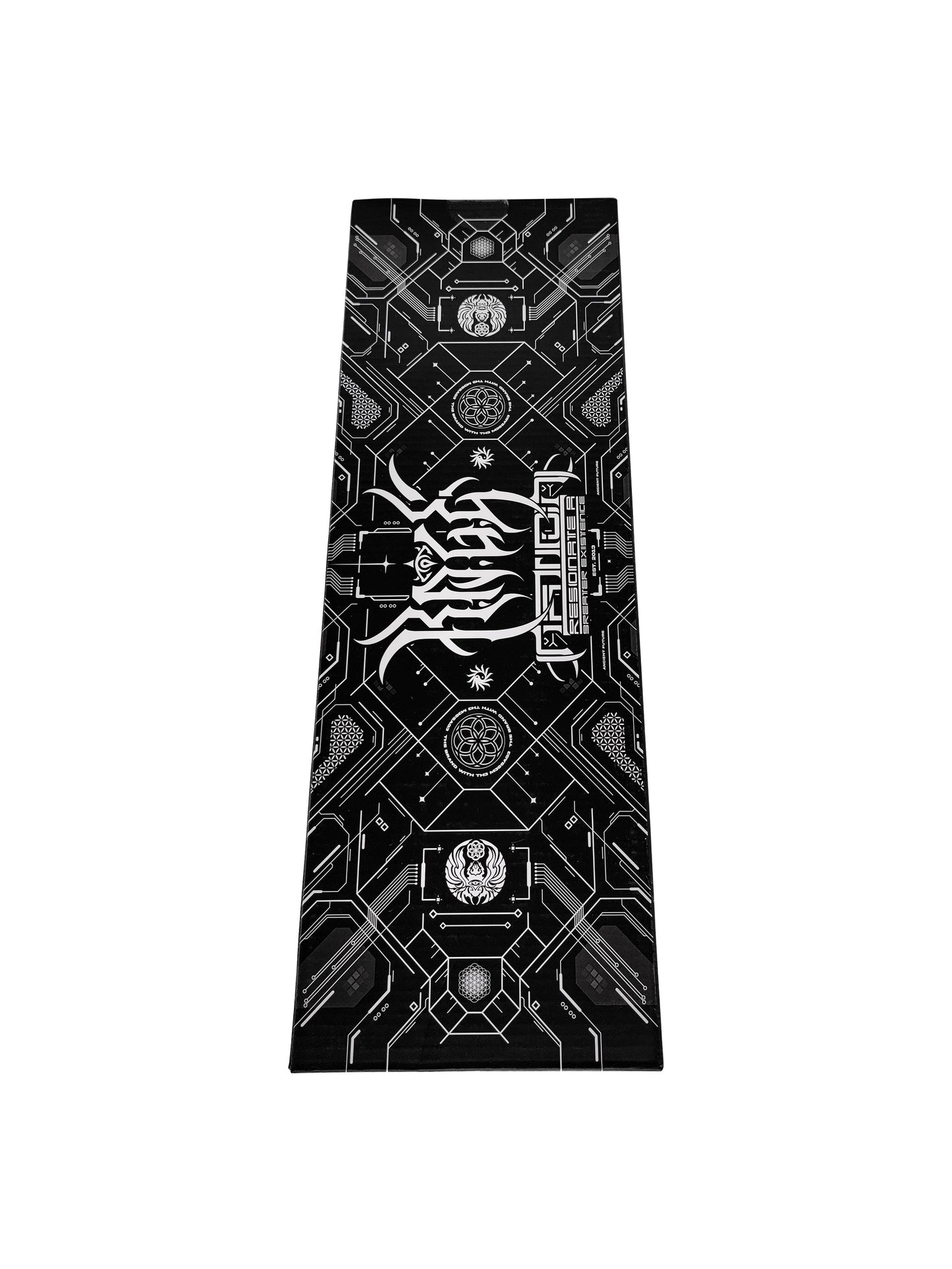 WOUNDS TO WISDOM V1 ✦ MONOCHROME ✦ XXL RGB Gaming Mouse Pad