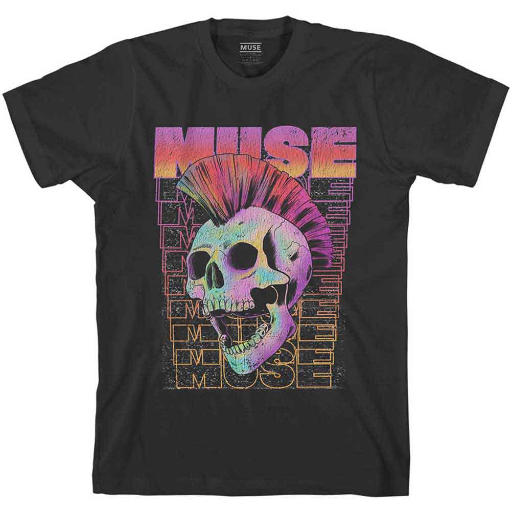 Muse Mowhawk Skull Black