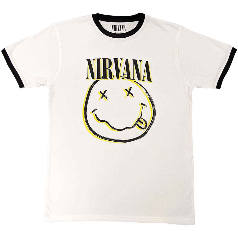 Nirvana Double Happy Face White