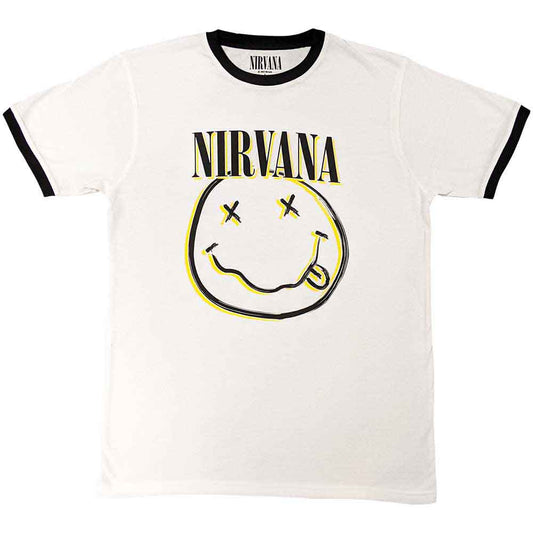 Nirvana Double Happy Face White