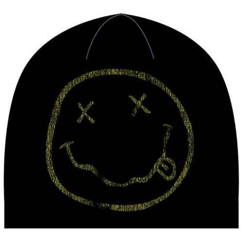 Nirvana Happy Face Black