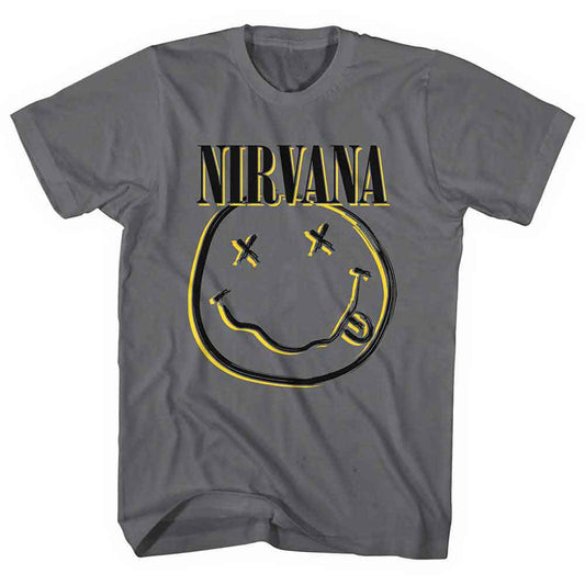 Nirvana Inverse Happy Face Grey