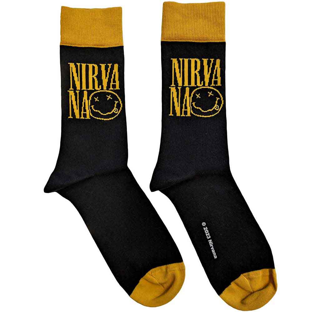 Nirvana Logo Stacked Black