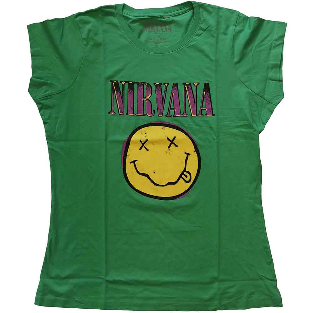 Nirvana Xerox Happy Face Pink Green
