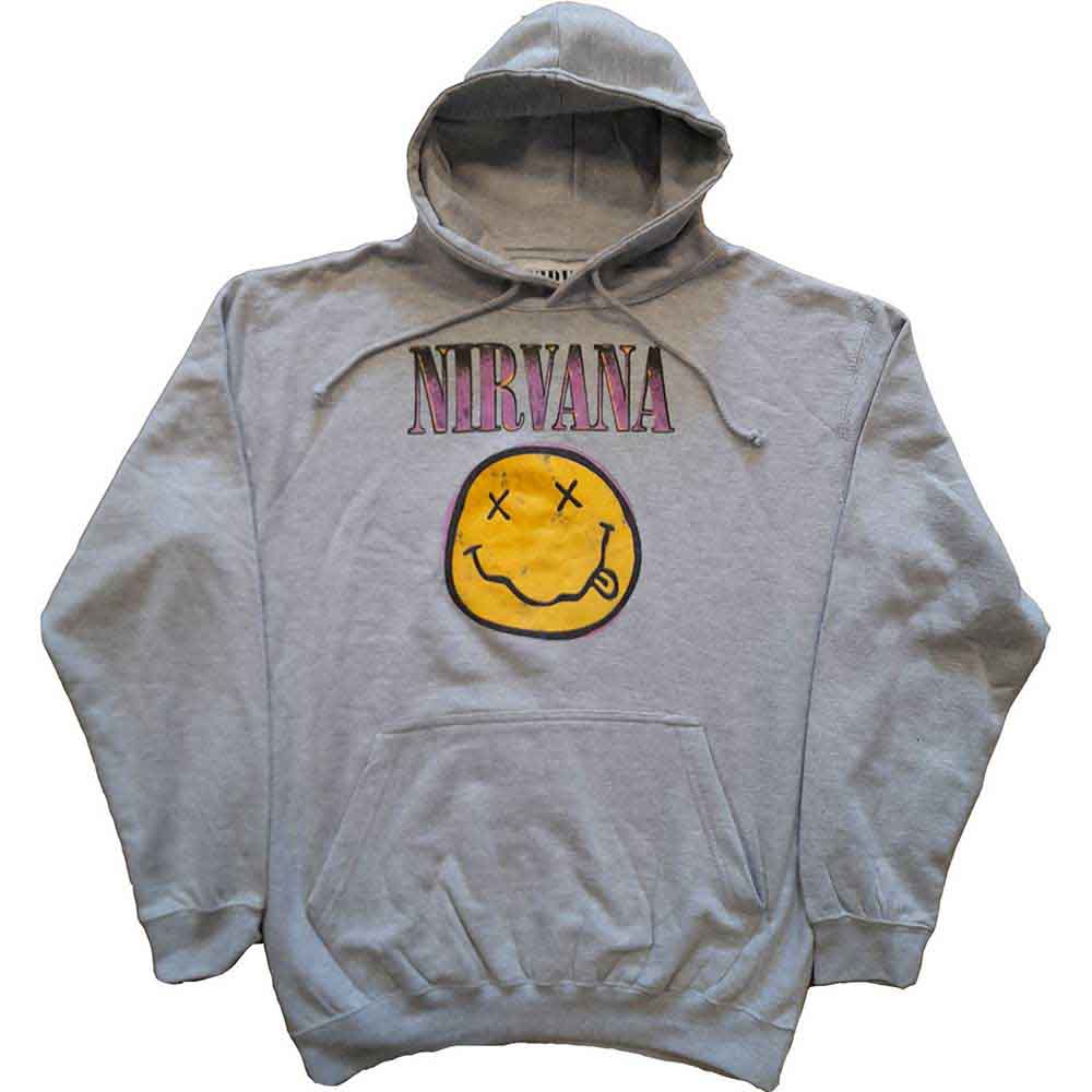 Nirvana Xerox Happy Face Pink Grey