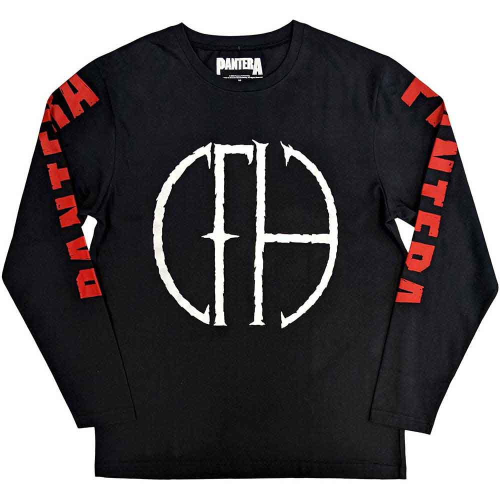 Pantera Frayed Logo Black