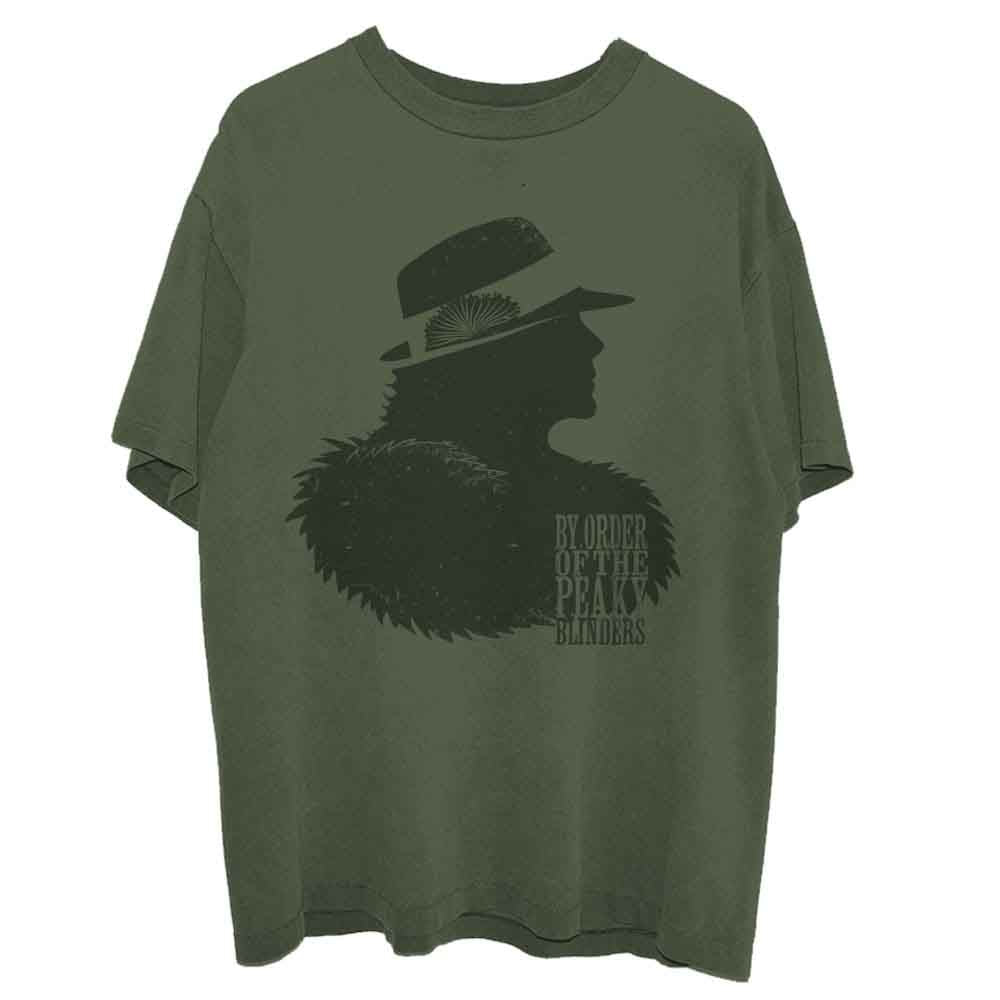 Peaky Blinders Polly Outline Green