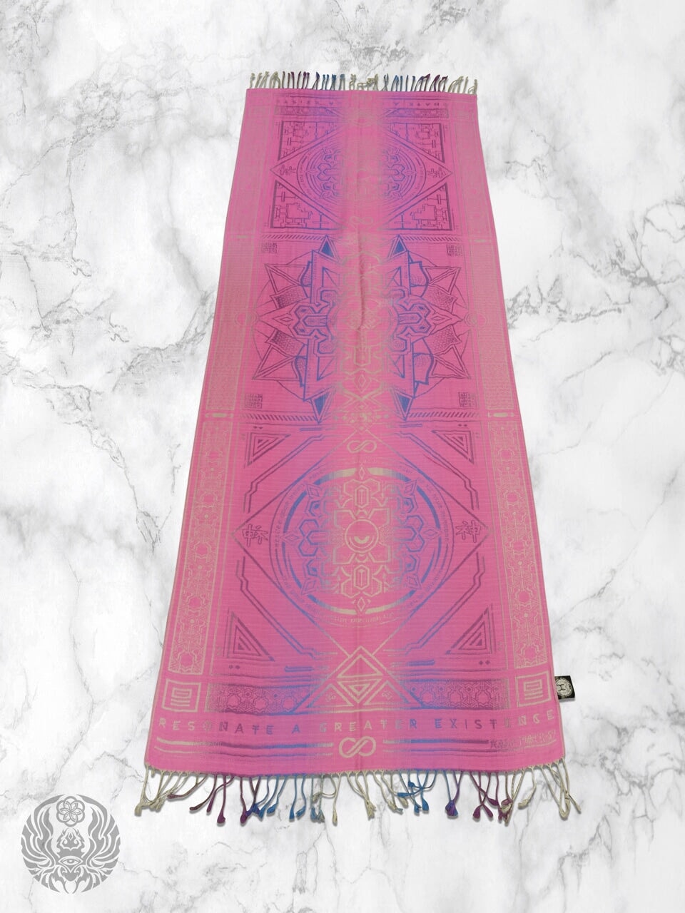 PINK AMETHYST DHARMA ✦ Festival Shawl